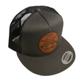 USA 250 Years Leather Patch Trucker Hat – 1776–2026 Patriotic