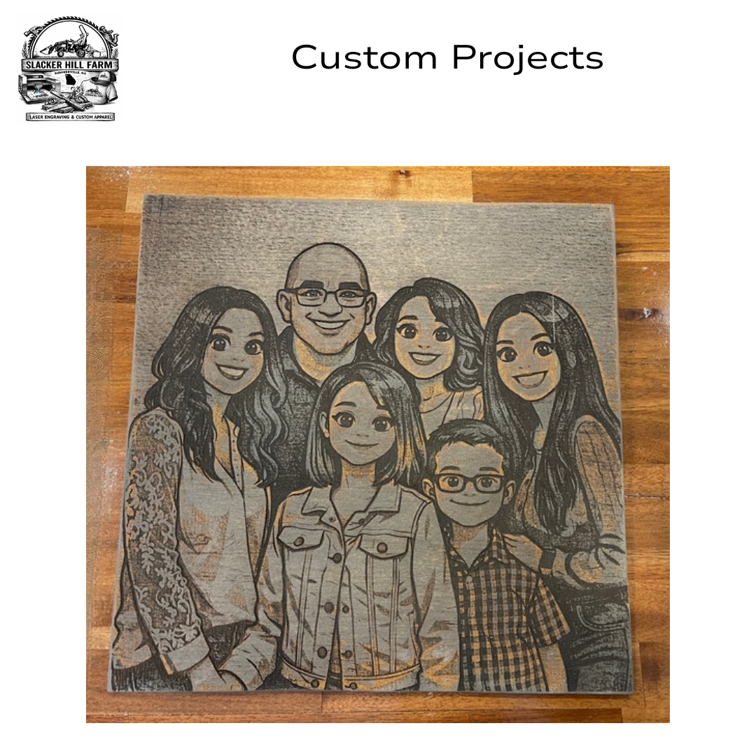 Custom Laser Engraving Order