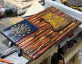 Rustic 250 American Flag with Don't Tread on Me