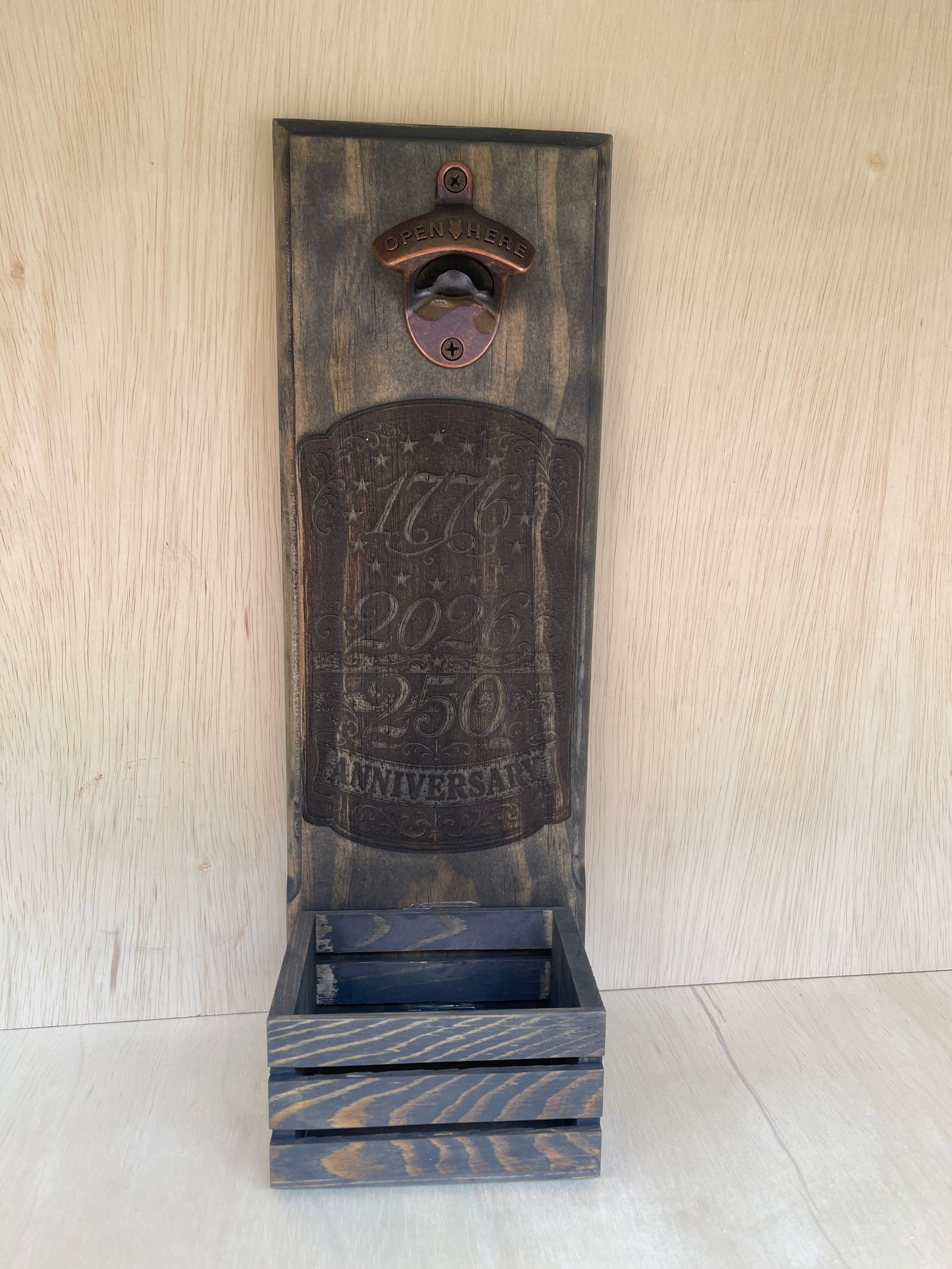 1776–2026 250th Anniversary Wall Mounted Bottle Opener