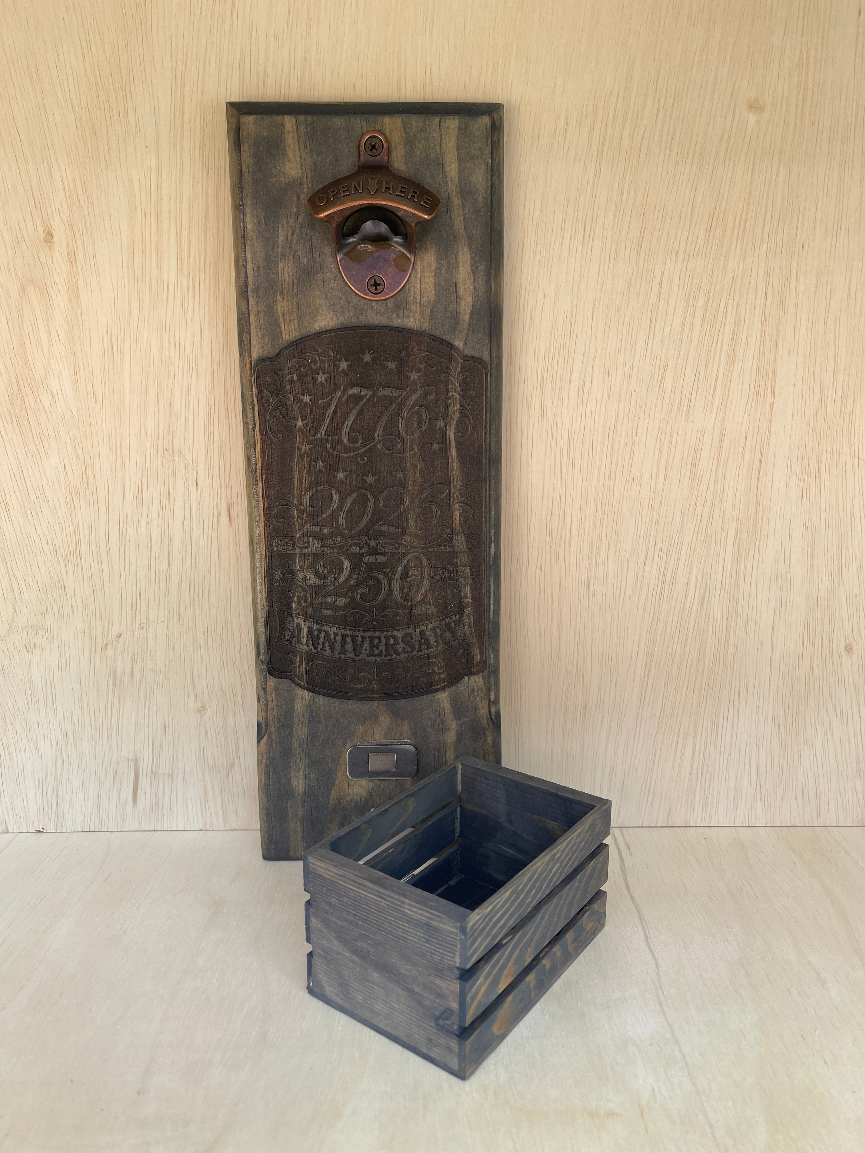 1776–2026 250th Anniversary Wall Mounted Bottle Opener