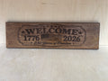 Welcome Sign 1776–2026