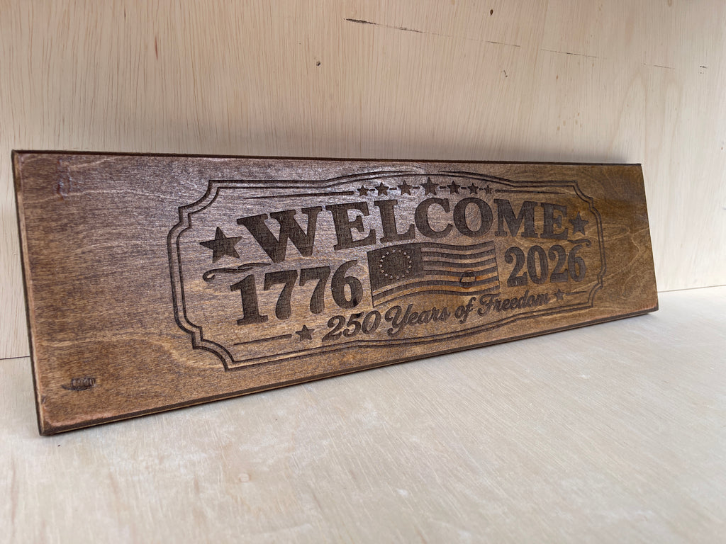 Welcome Sign 1776–2026