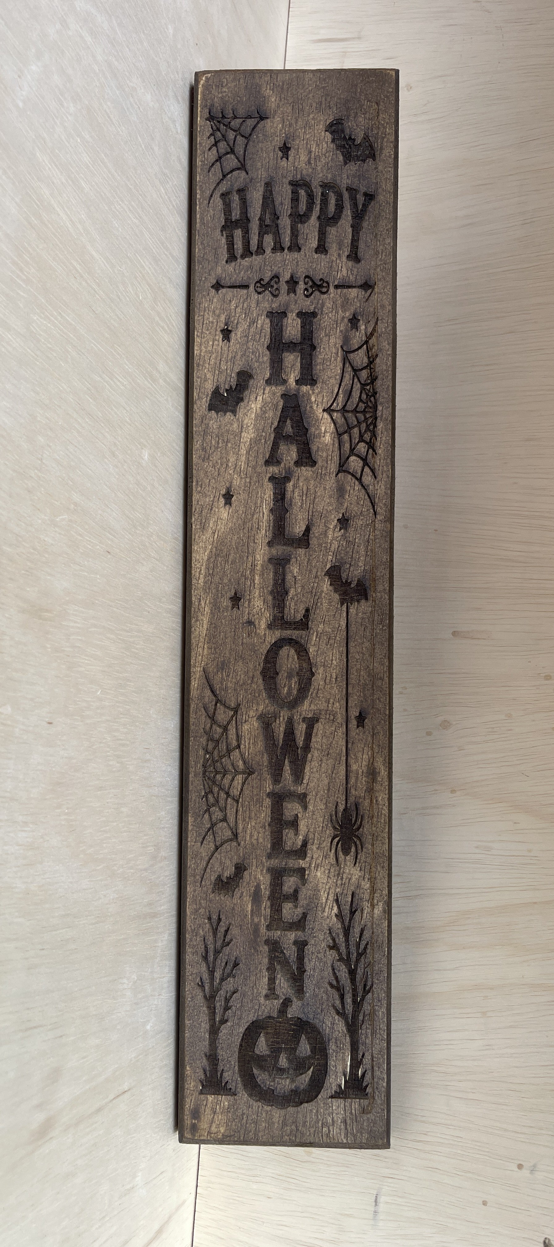 Happy Halloween Wooden Sign