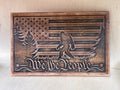 Bigfoot We The People Wooden Sign