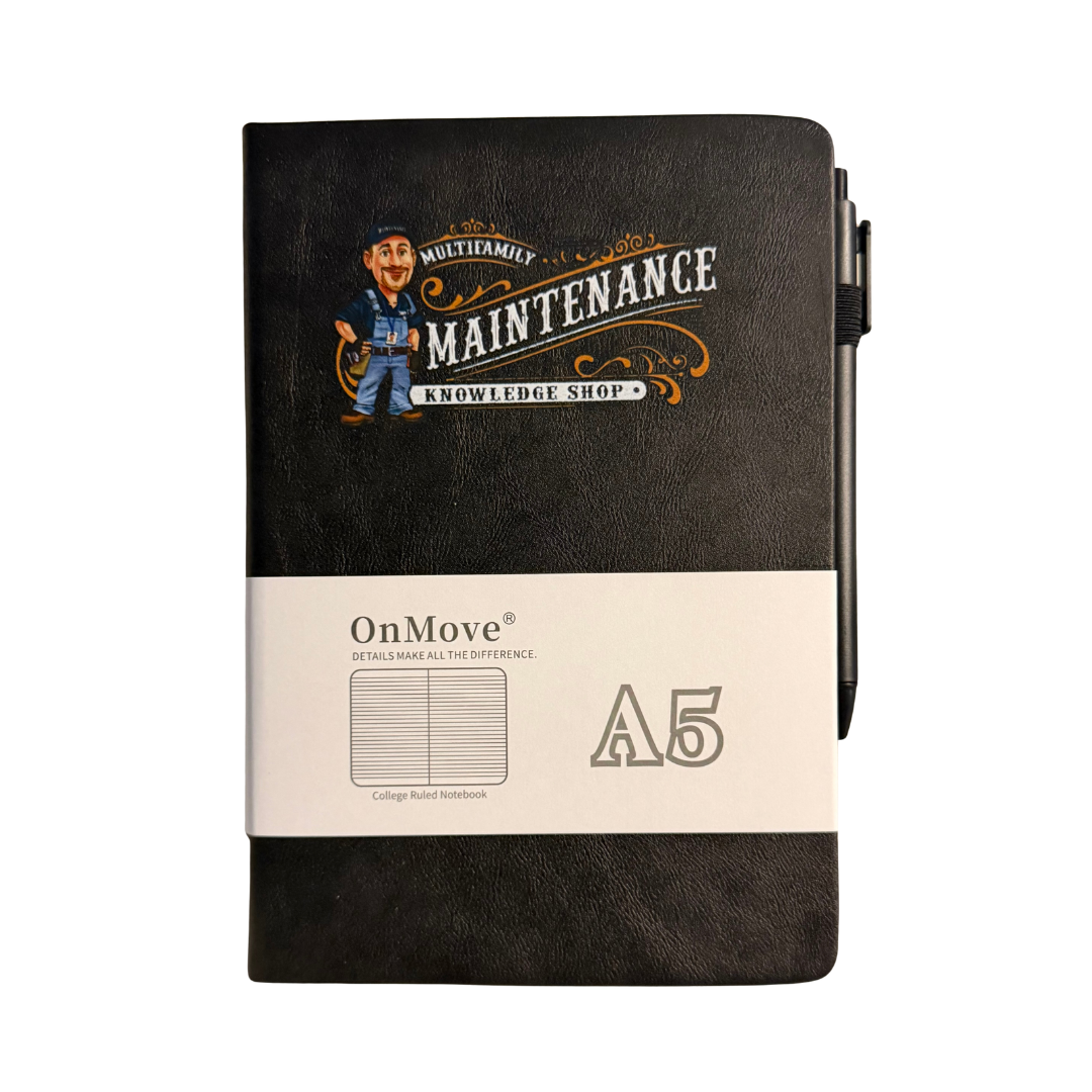 Multifamily Maintenance Knowledge Shop - Lined Notebook