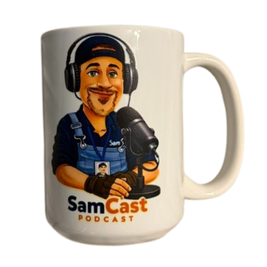 SamCast Podcast Coffee Mug