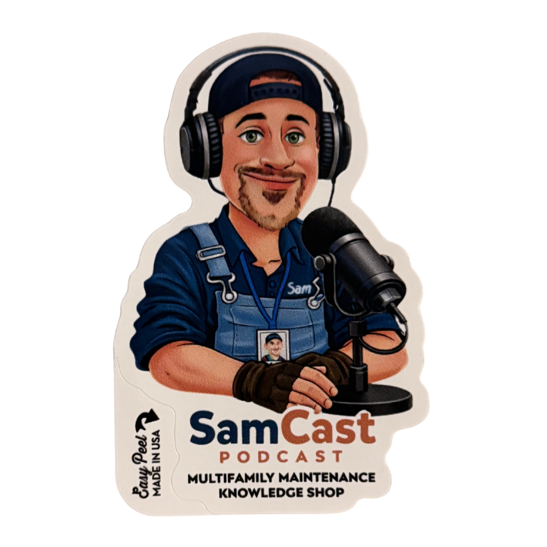 SamCast Podcast Sticker