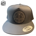 USA 250th Patriotic Eagle Leather Patch Snapback Hat